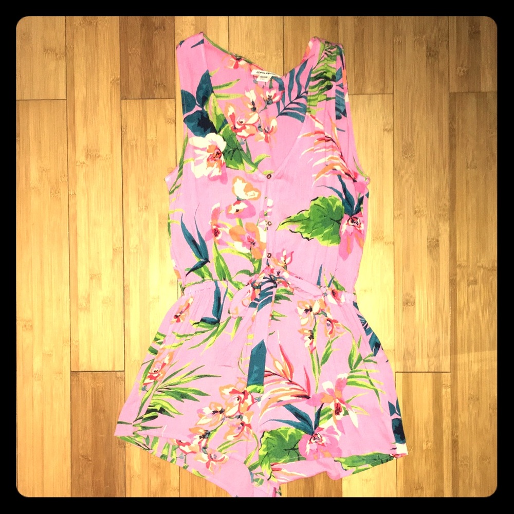 Billabong floral romper